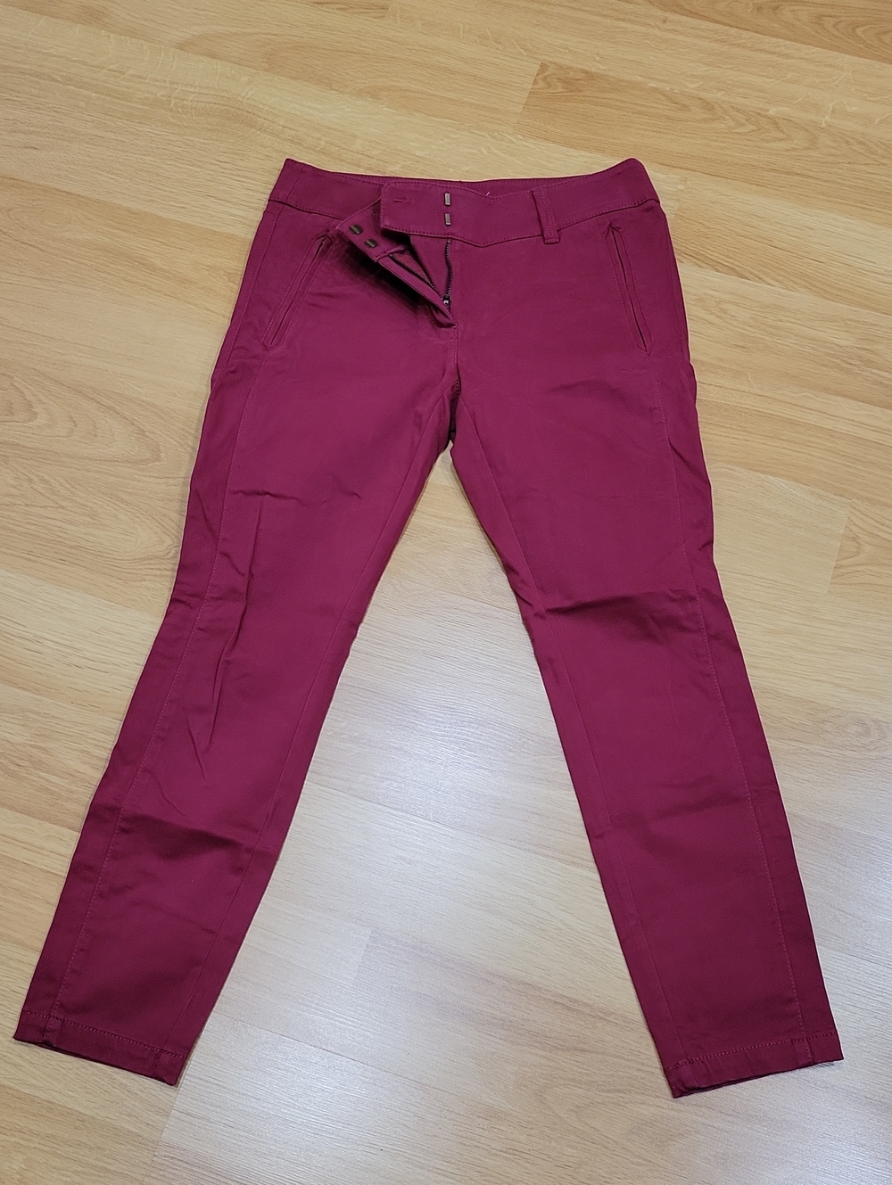 LOFT Slim Stretch Skinny Pants - Magenta